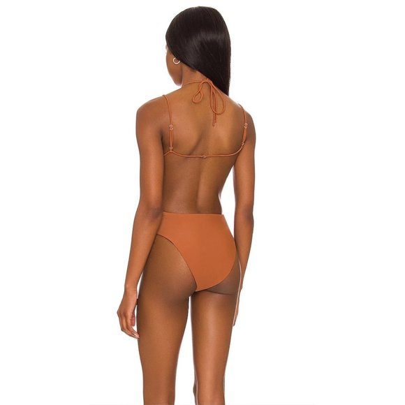 Tularosa Daveena One Piece NWT brown Size Small - Picture 3 of 14